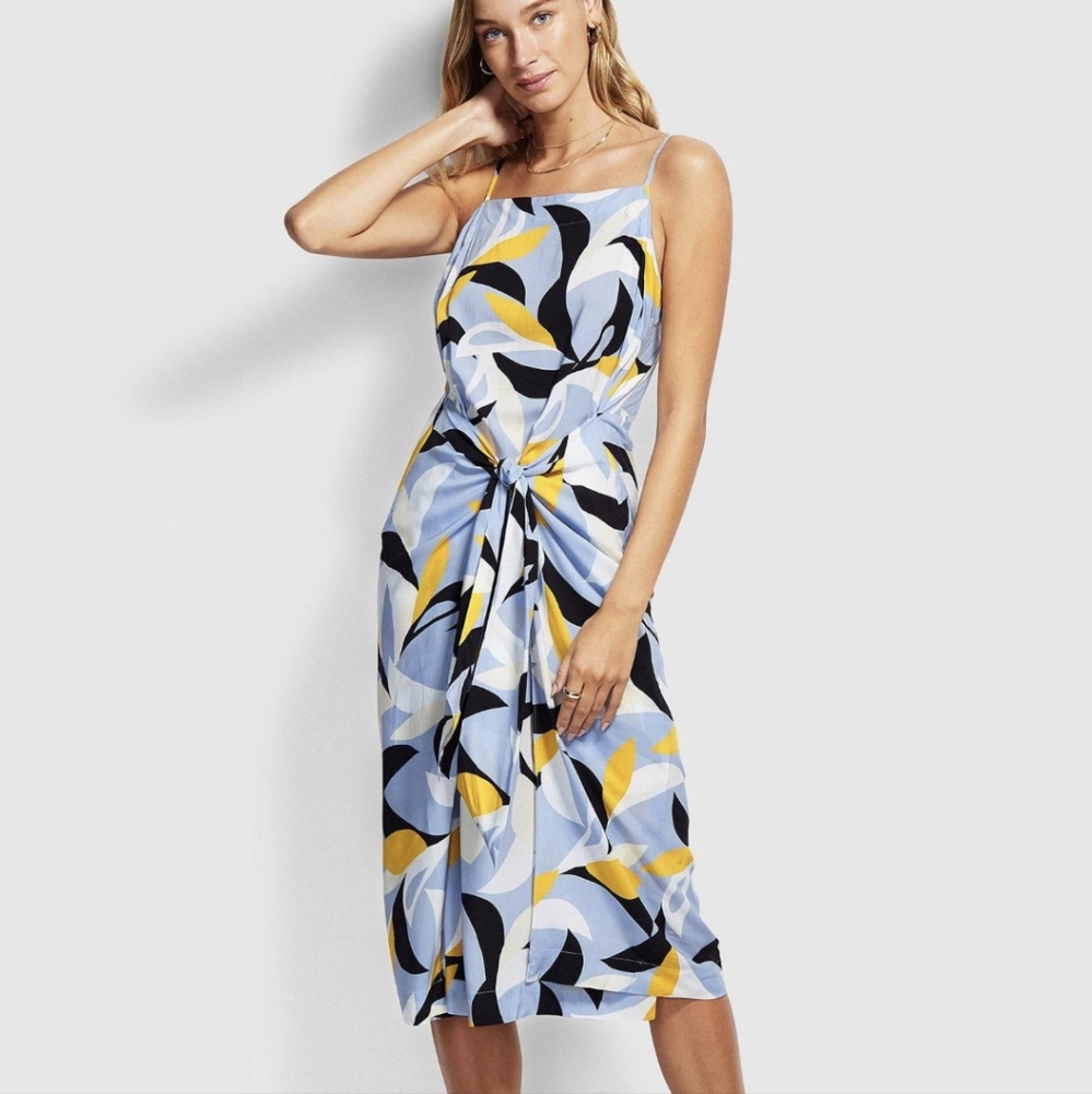 NWT Seafolly | Anthropologie Aloha Dress Steel Blue Australia Small-Large